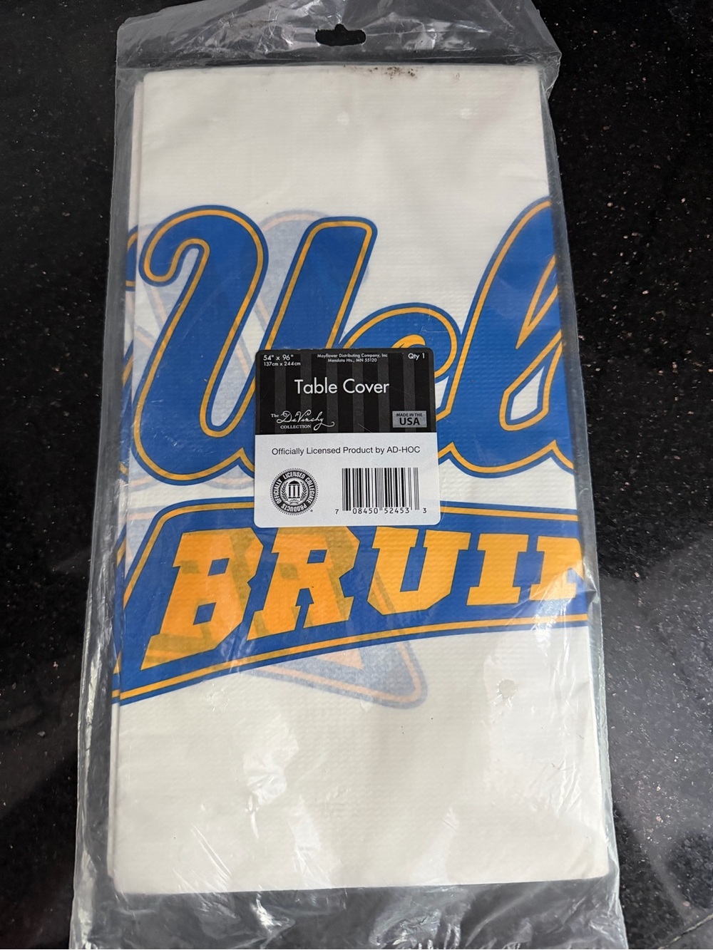 Lot of 4 UCLA Bruins Disposable Tablecloths